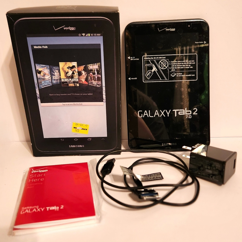 Samsung Galaxy Tab 2 7.0 4G LTE WiFi Tablet EUC